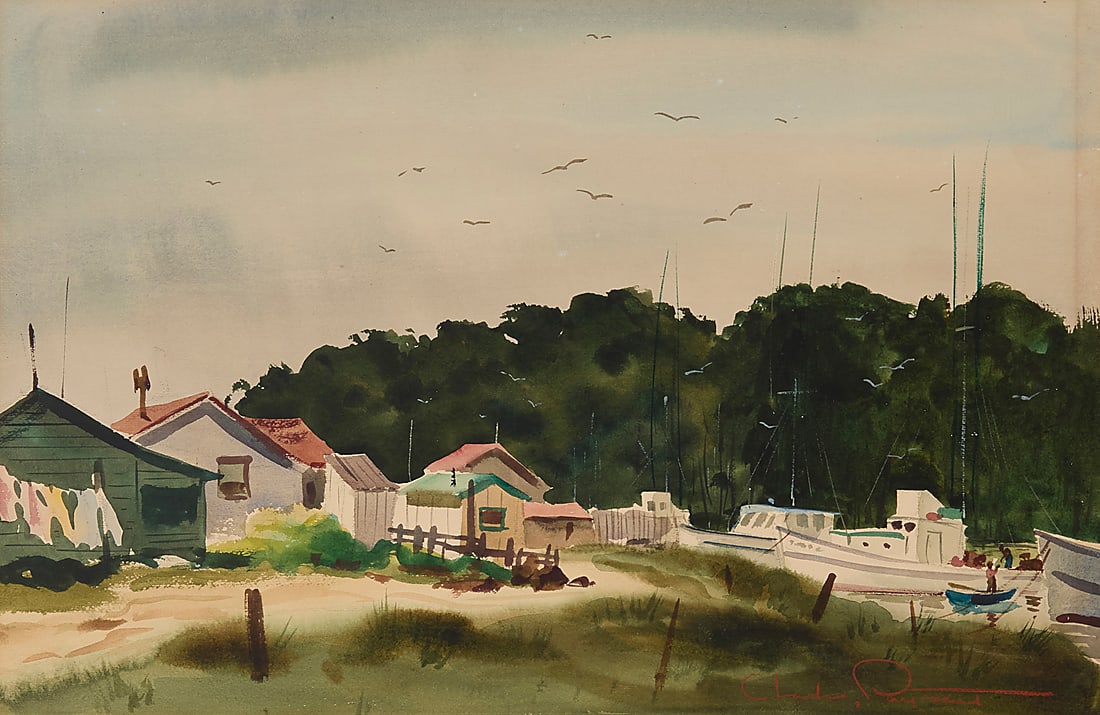 Charles Payzant (1898-1980) "Moss Point," circa 1939 Watercolor on paper Signed lower right: (1 of 6)