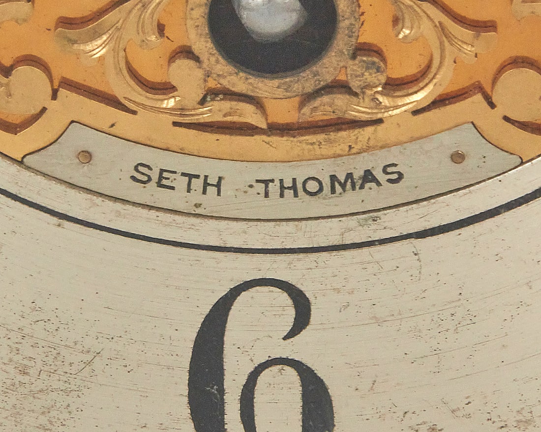 A Seth Thomas bracket clock Early 20th century Marked to dial: SETH THOMAS; marked to movement: - 2