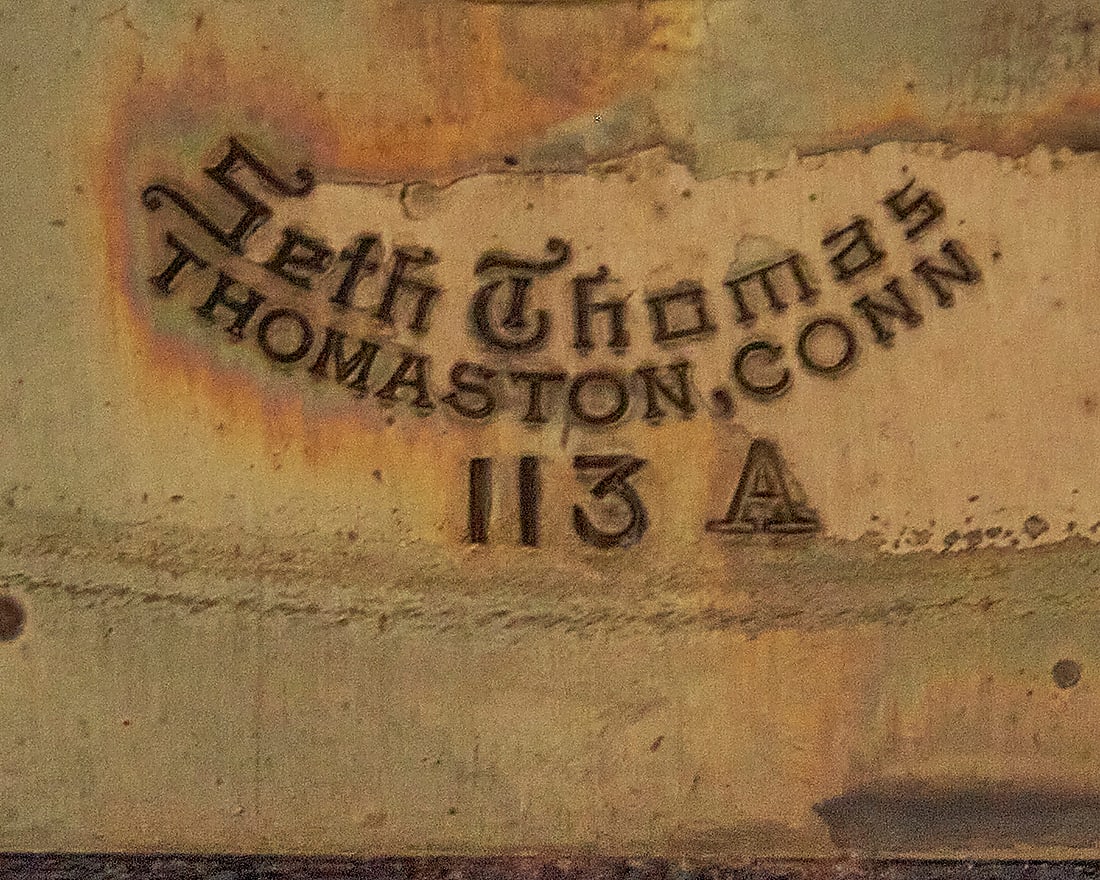 A Seth Thomas bracket clock Early 20th century Marked to dial: SETH THOMAS; marked to movement: - 5