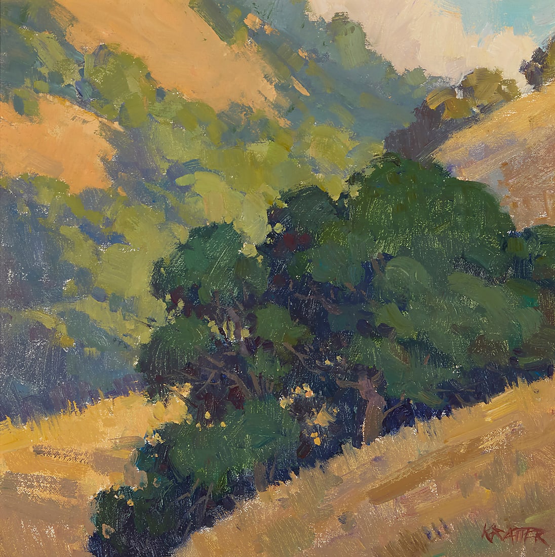 Paul Kratter (b. 1956), "Shady Hillside," 2011 (1 of 7)
