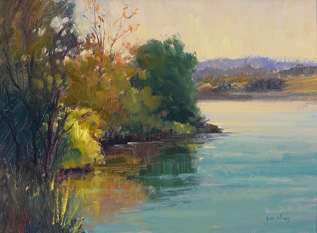 Jacobus Baas (b. 1945), "Niguel Lake Shore," 2003 (1 of 6)