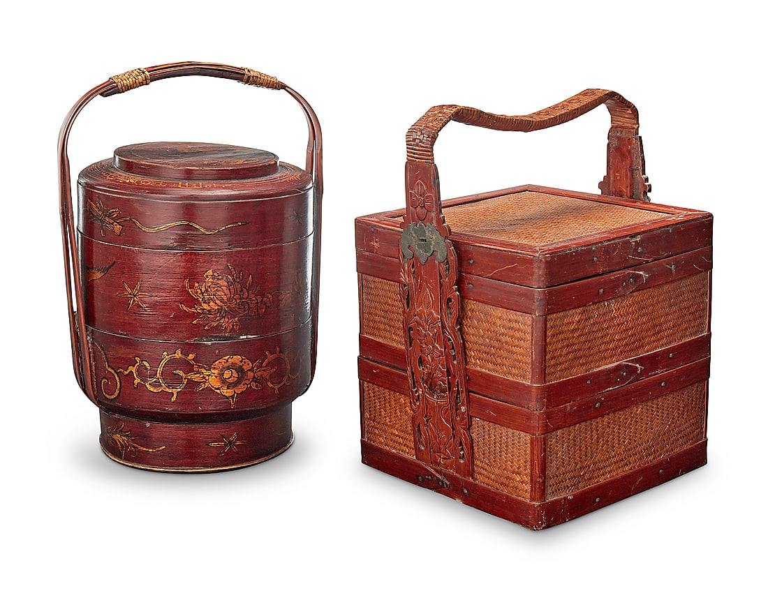 Two Chinese lunch baskets - 2