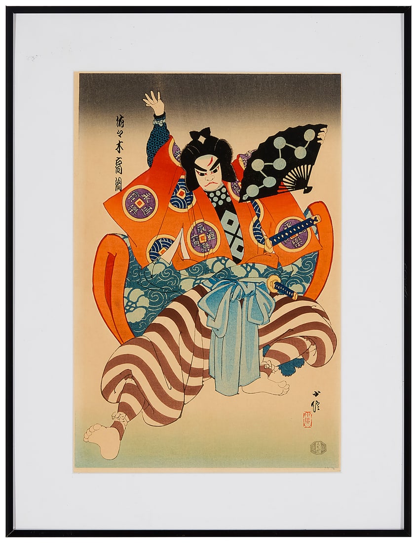 Three woodblock prints - 10