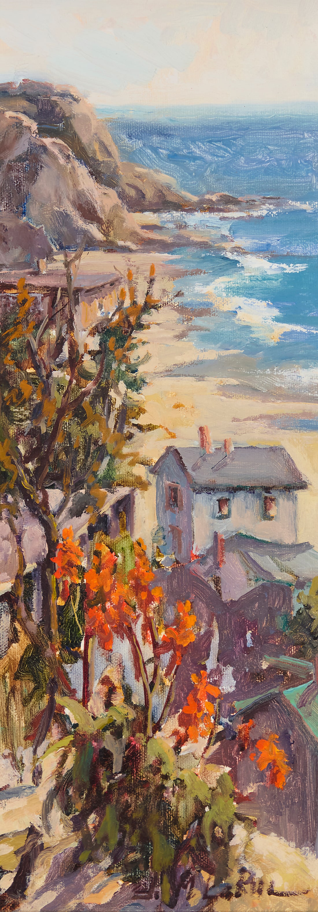 Joan Marron-LaRue (b. 1934) "Chrystal [sic] Coves [sic] Classics," 2001 Oil on canvas mounted to (1 of 6)