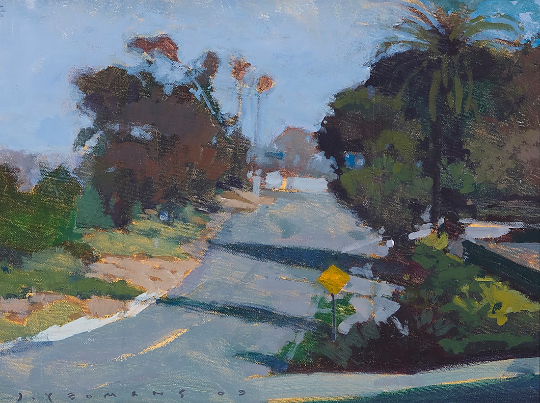 Jeff Yeomans (20th/21st Century), "Walking Near San Elijo (Birmingham Dr., Encinitas)," 2009 (1 of 6)