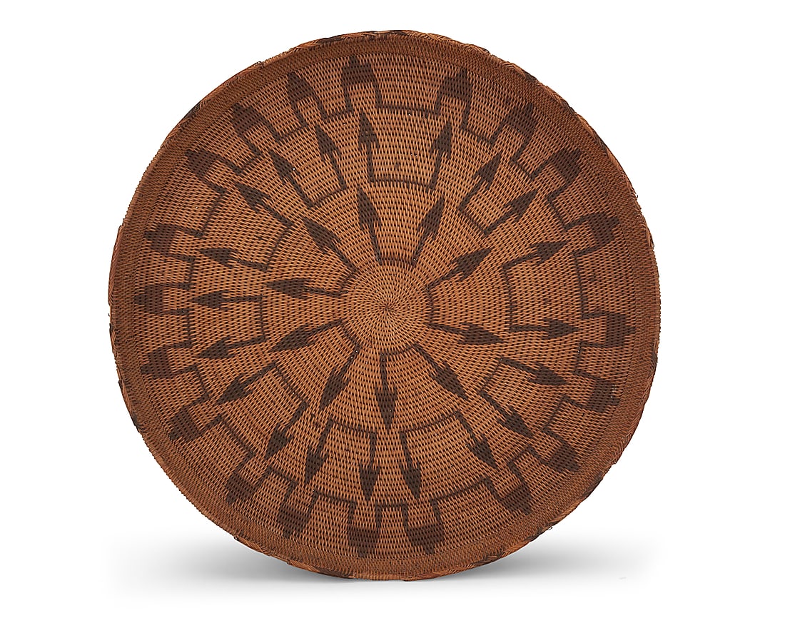 Three basketry items - 5