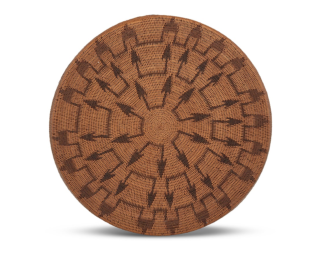 Three basketry items - 6