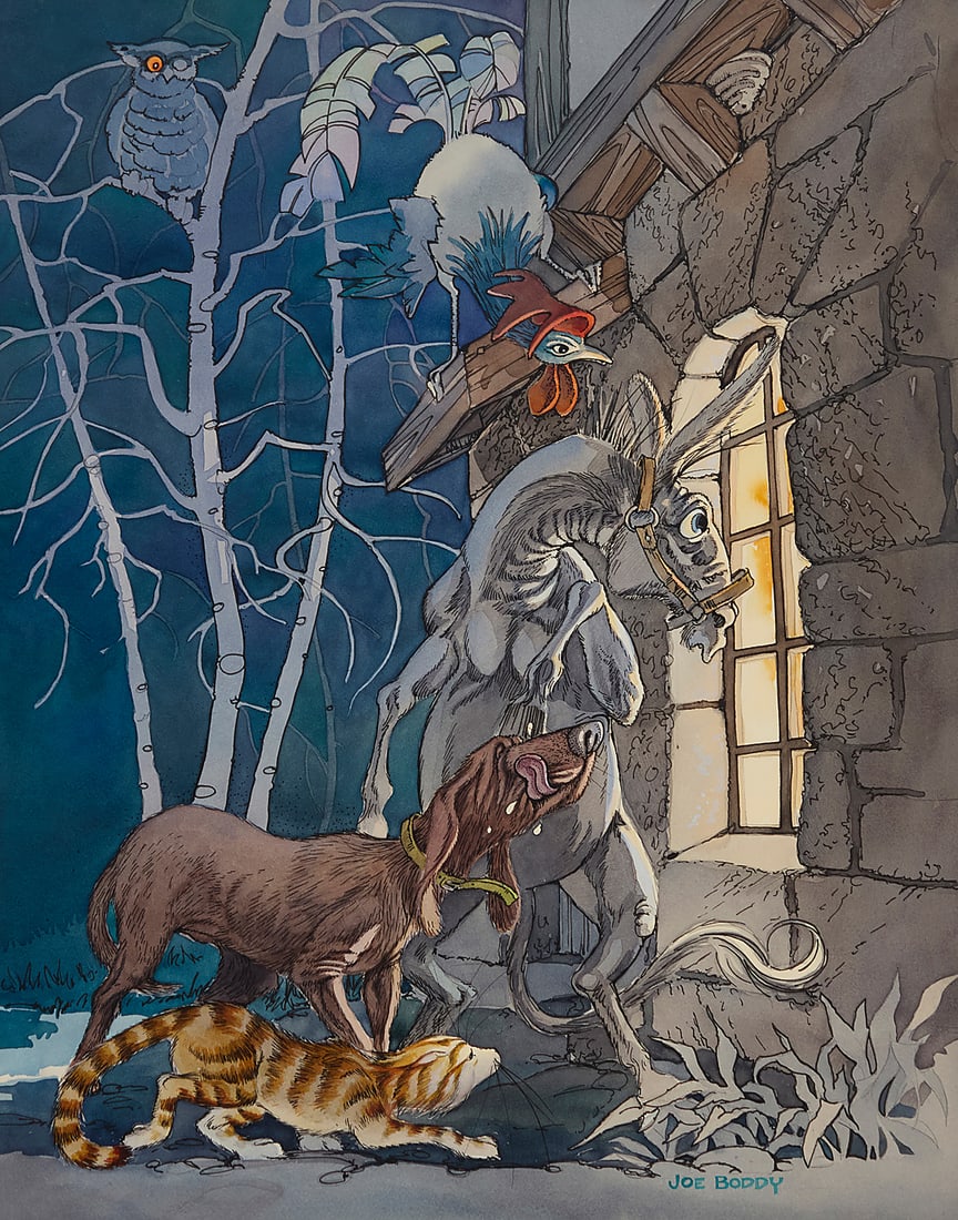 Joe Boddy (20th Century), Animals looking in a window (1 of 5)