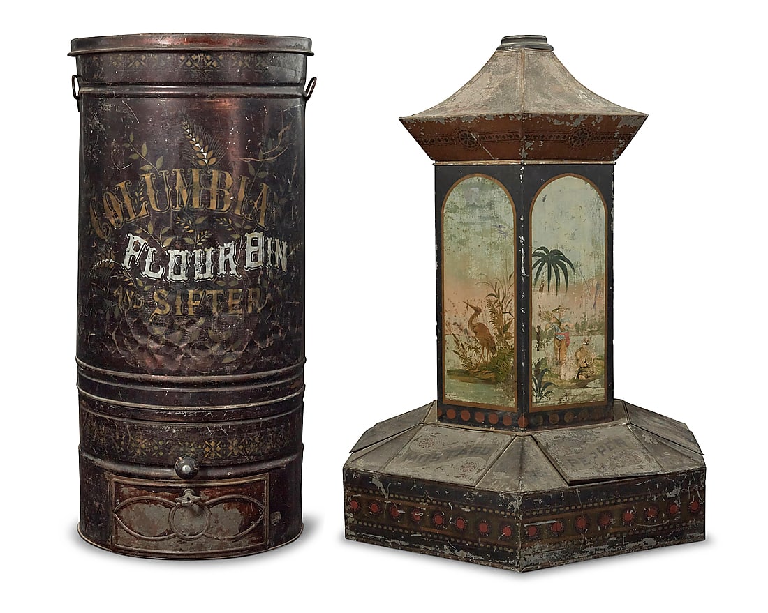 Two toleware kitchen dispensers (1 of 6)