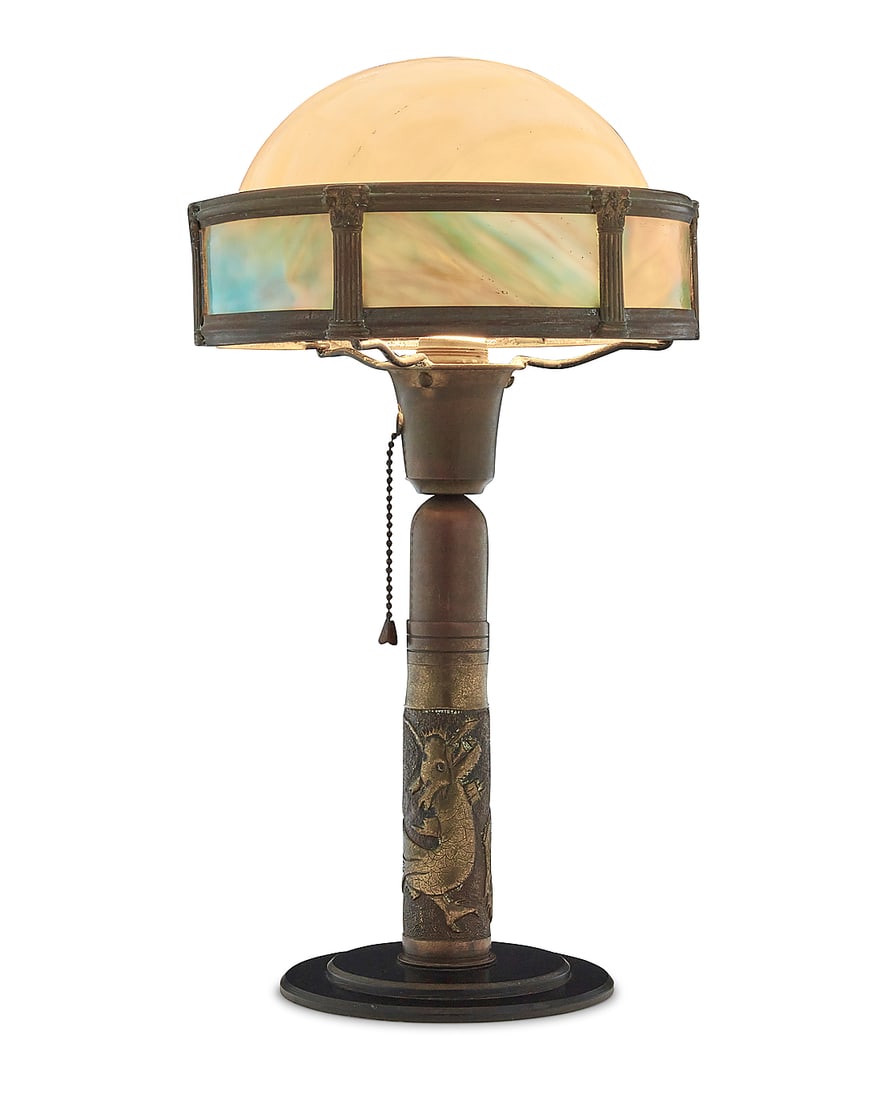 A WWI Trench Art table lamp (1 of 4)