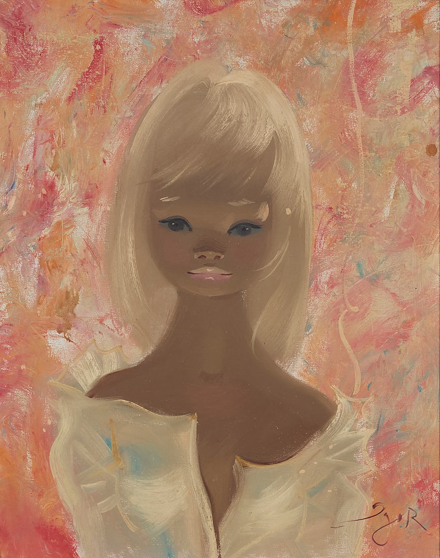 Igor Pantuhoff (1911-1972), Portrait of a young woman: Igor Pantuhoff (1911-1972) Portrait of a young woman Oil on canvas Signed lower right: Igor; inscribed "53042" and with a copyright ink stamp, verso 20 x 16in