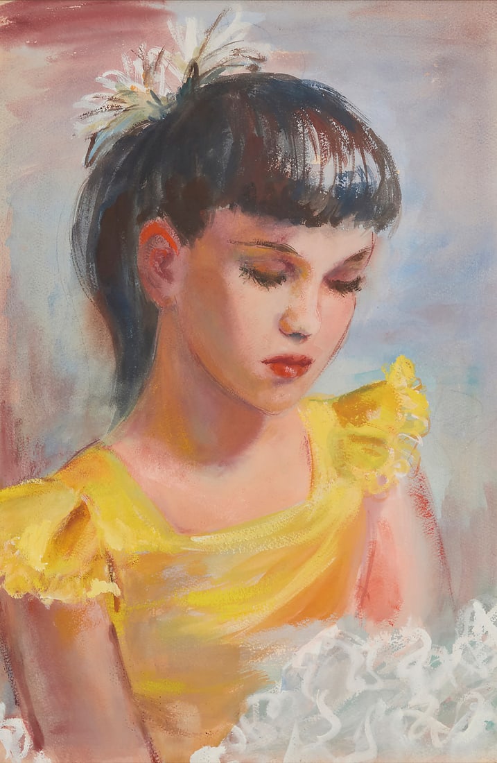 Duval Eliot (1909-1990), "'Tamara' Eliot (Aged 10)," 1952 (1 of 5)