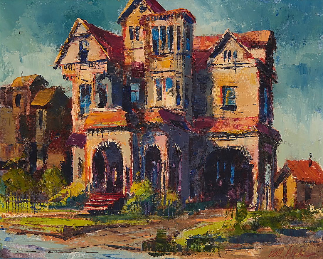 Ben Abril (1923-1995), "Bunker Hill Castle" (1 of 6)