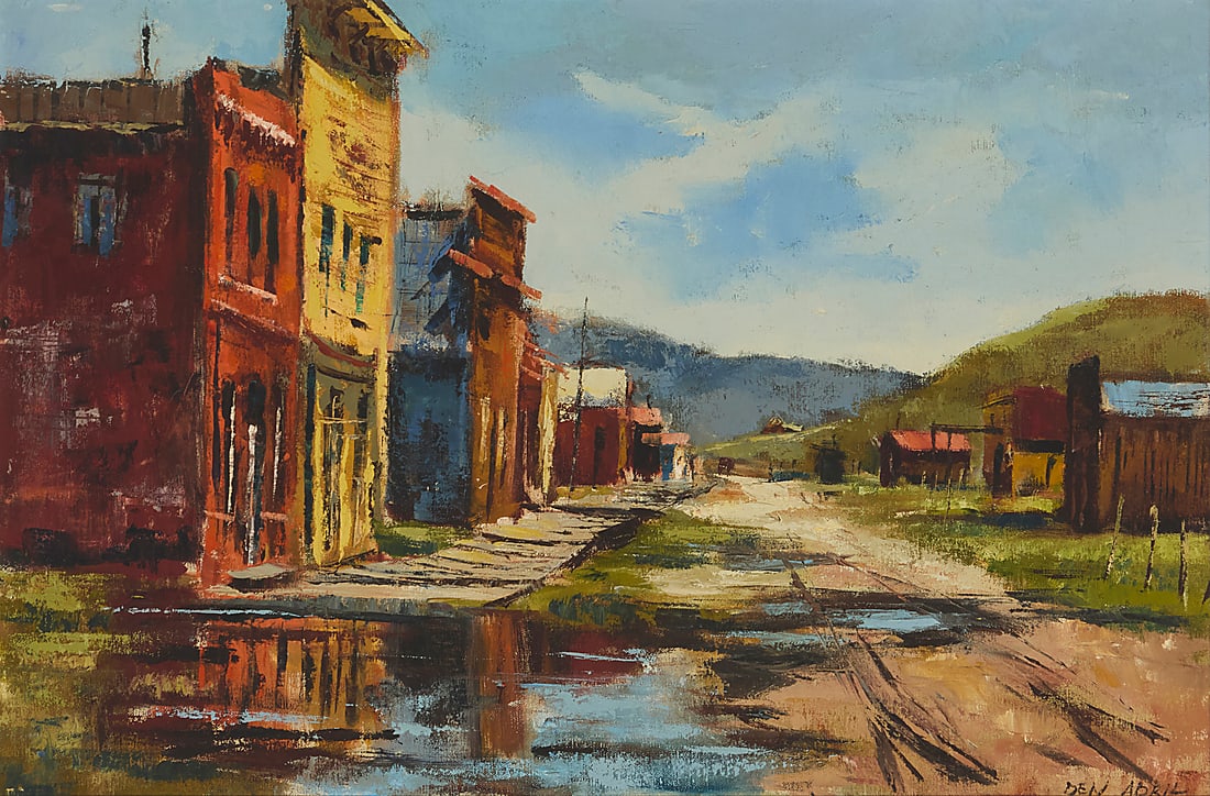 Ben Abril (1923-1995), "Main Street - Bodie" (1 of 6)