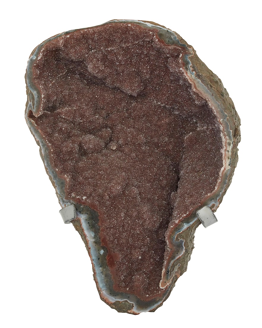 A druzy agate geode specimen - 2