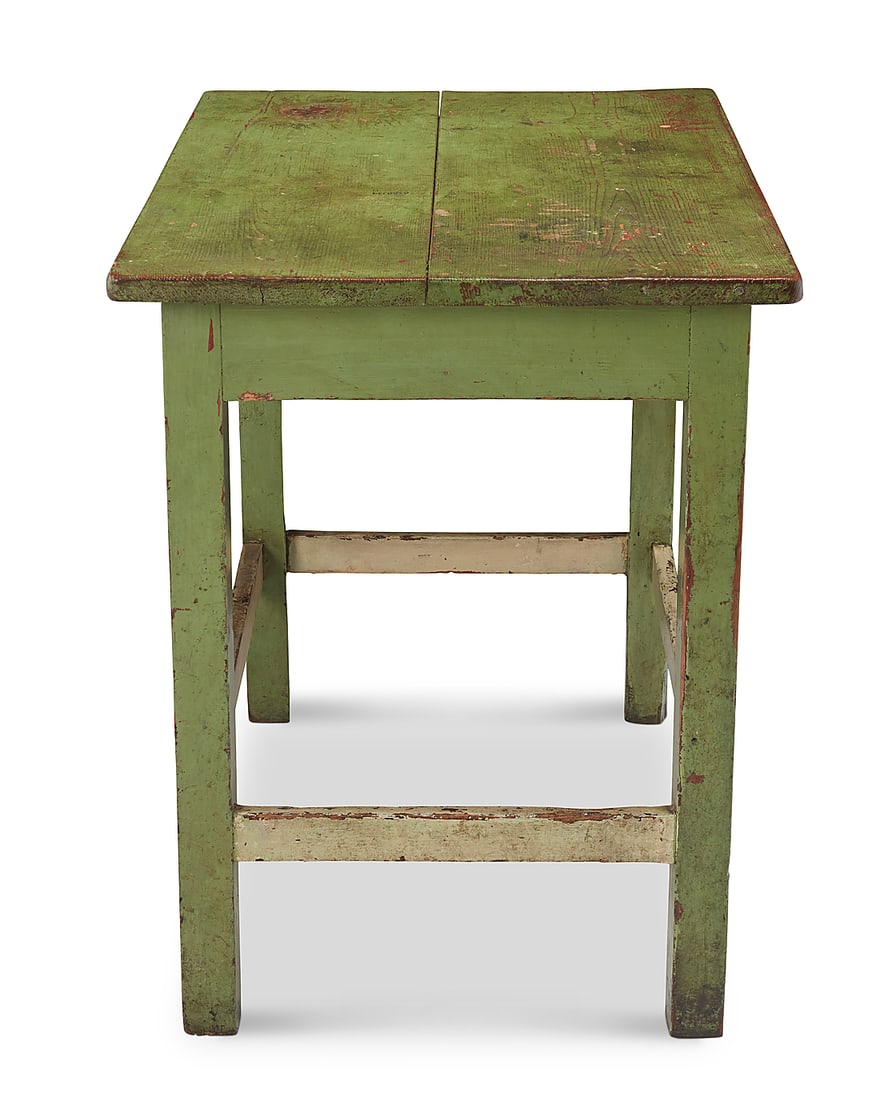 A rustic wood console table - 2