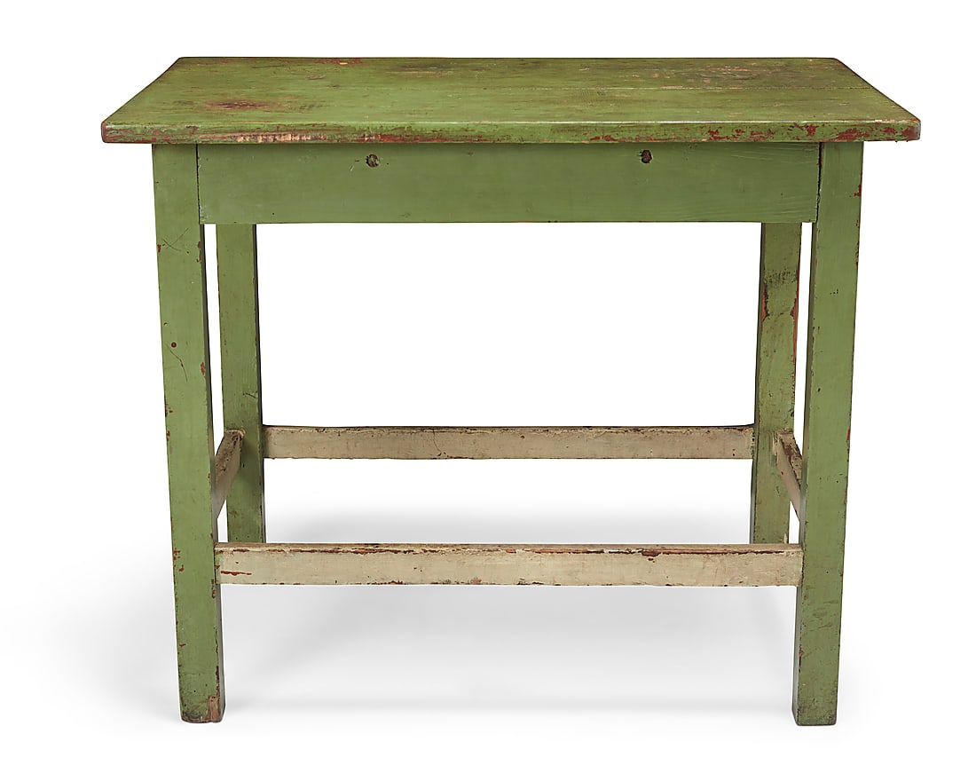 A rustic wood console table - 3