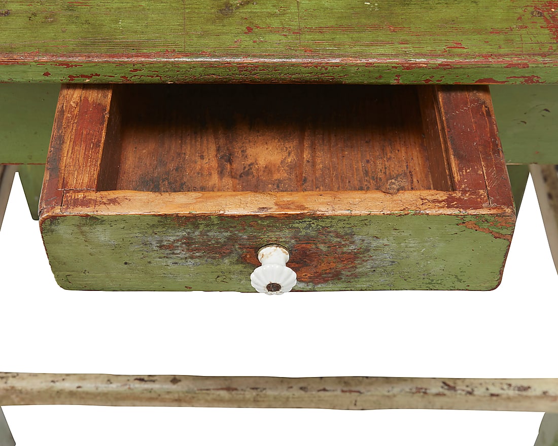 A rustic wood console table - 5