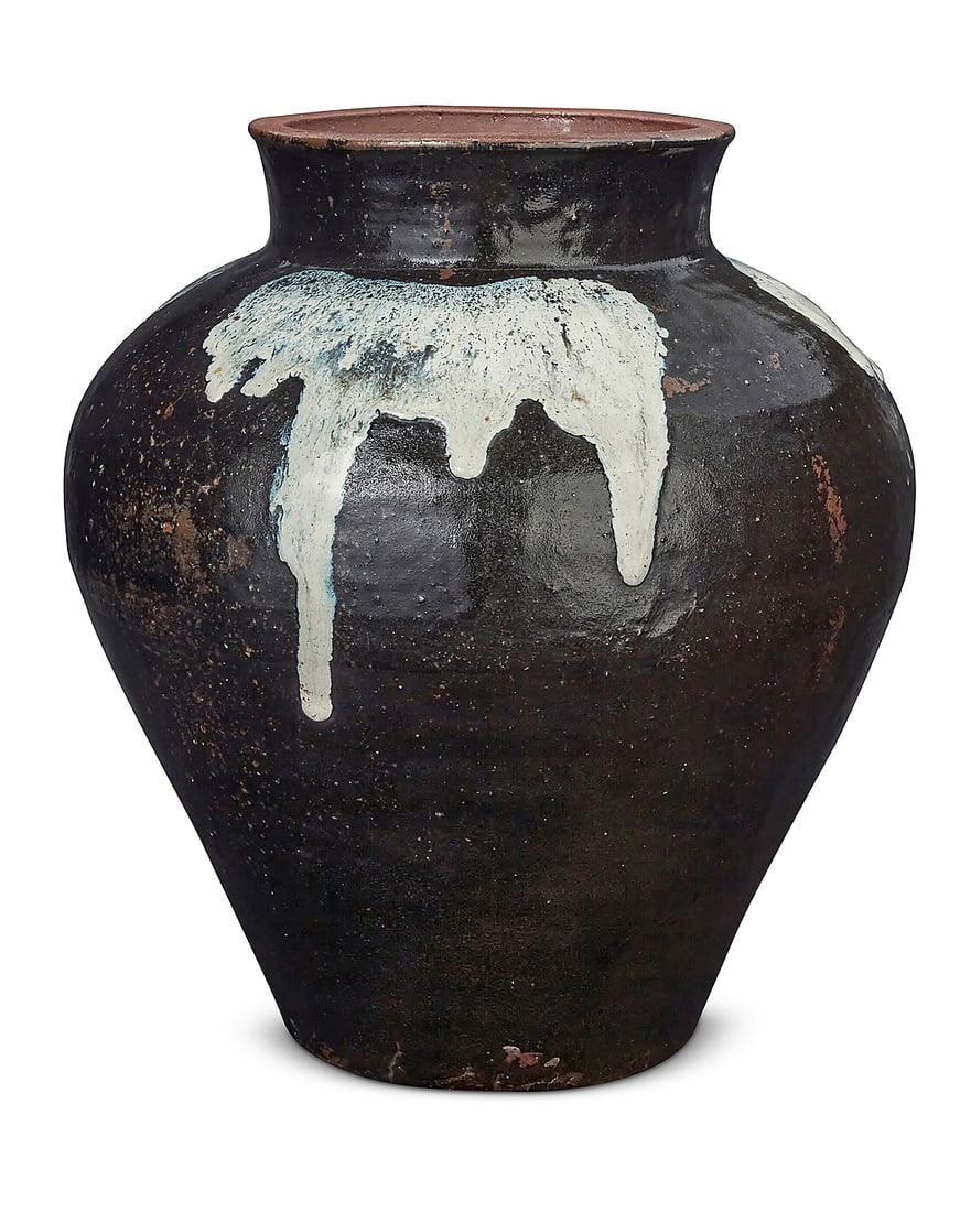 Ken Matsuzaki (b. 1950), A studio glazed stoneware pot, late 20th/early 21st century (1 of 4)