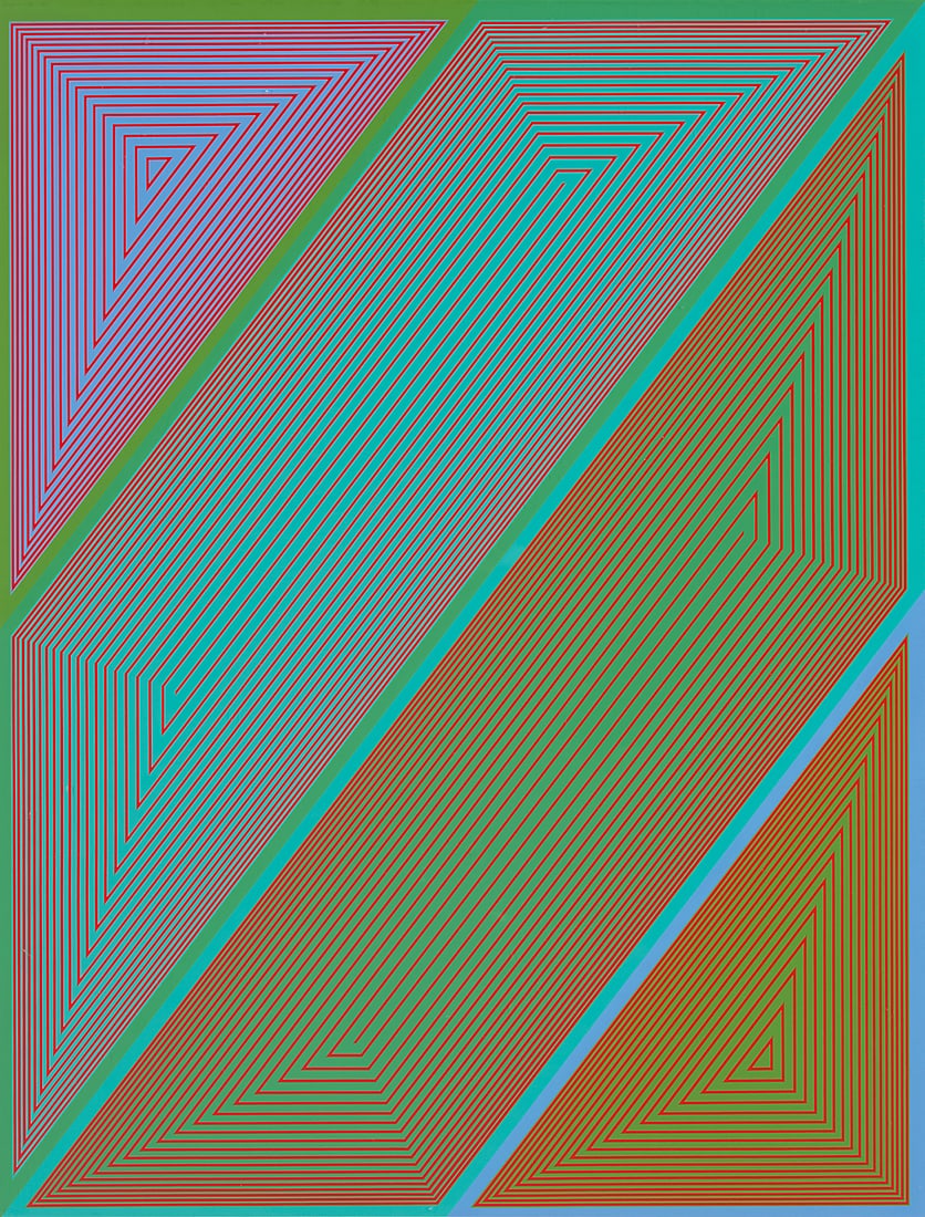 Richard Anuszkiewicz (1930-2020), "The Eye Sees More," one plate from the "Inward Eye" portfolio, (1 of 4)