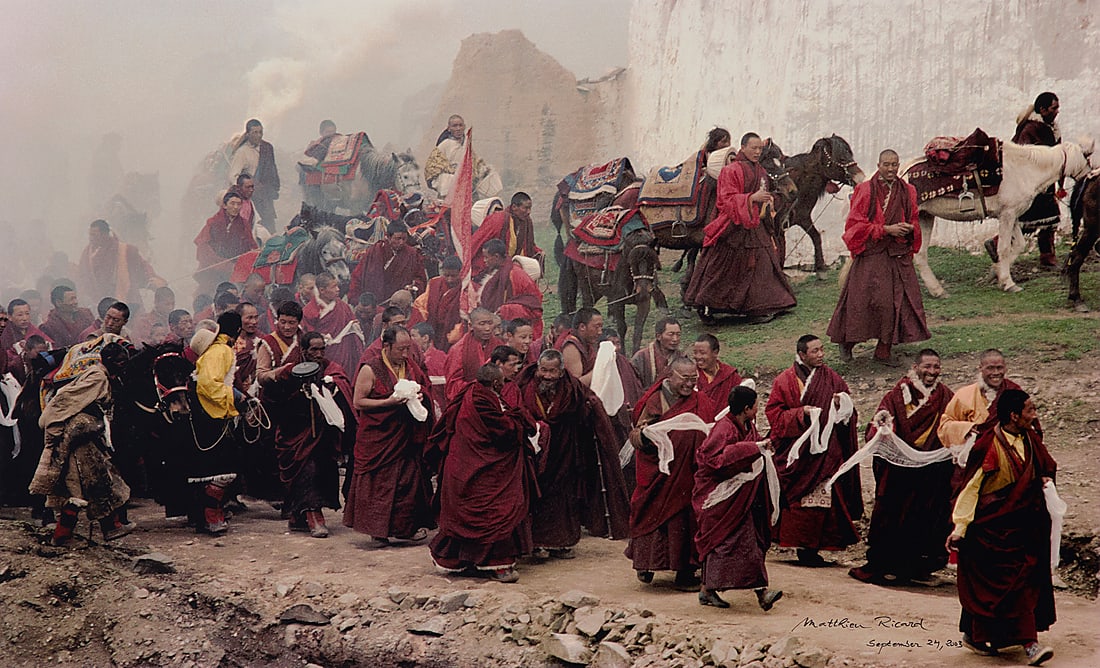 Matthieu Ricard (b. 1946), "Welcome Celebration at Shechen Monastery, Nepal, 1995," 1995 (1 of 5)