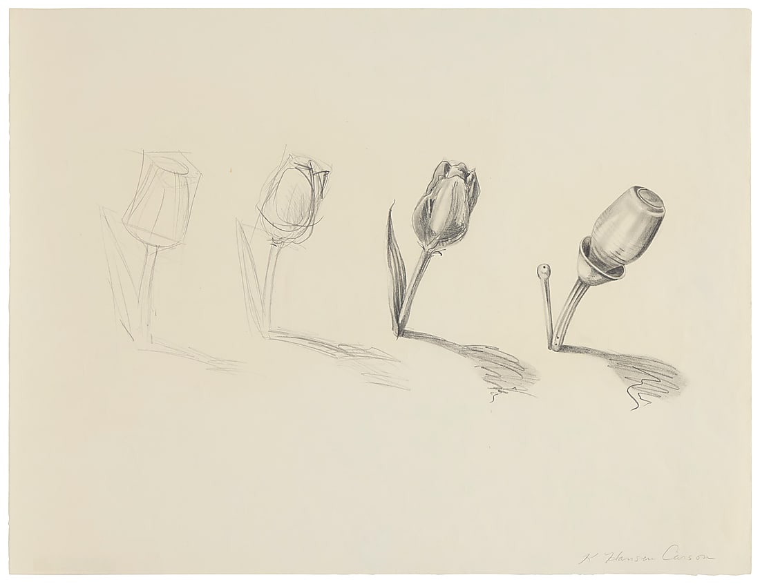 Karen Hansen Carson (b. 1943), "How To Draw A ....." (1 of 5)