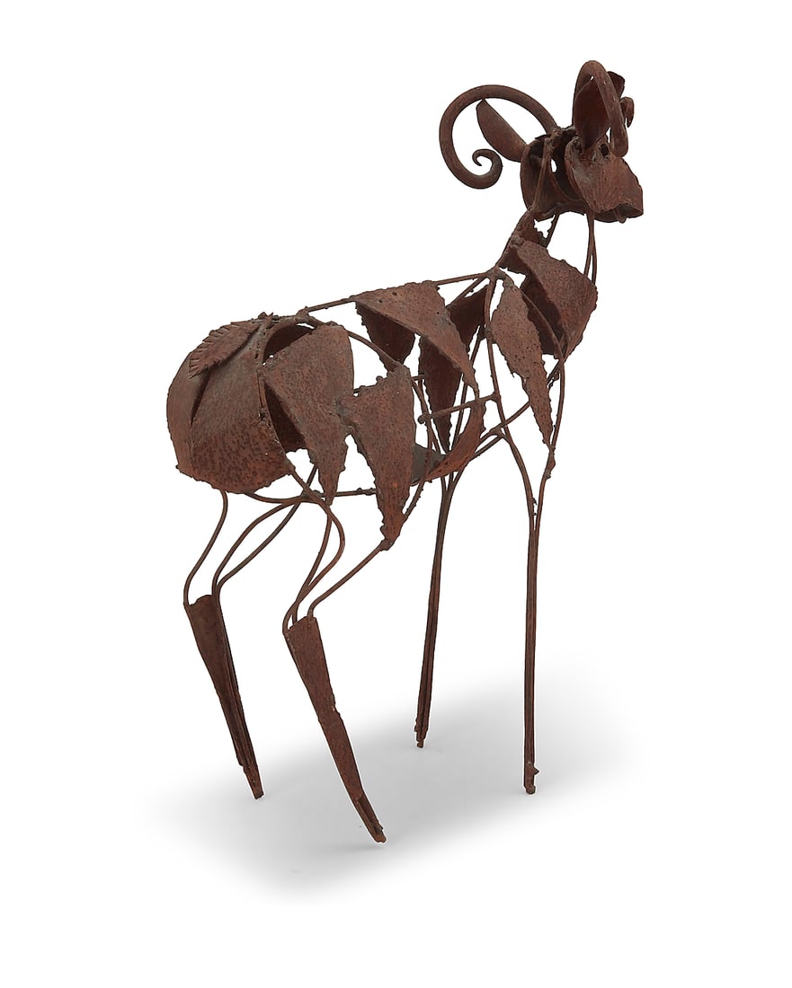 A wrought iron ram - 2