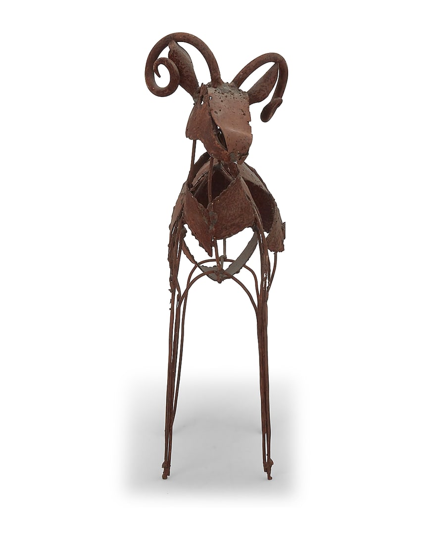 A wrought iron ram - 3