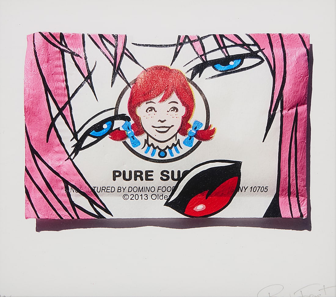 Ben Frost (b. 1975), "Pure Sugar," 2019: Ben Frost (b. 1975) "Pure Sugar," 2019 Giclee in colors on wove paper Edition: 29/30 Signed and numbered in either pencil or felt tip pen in the lower margin: Ben Frost; titled as part of the image; d