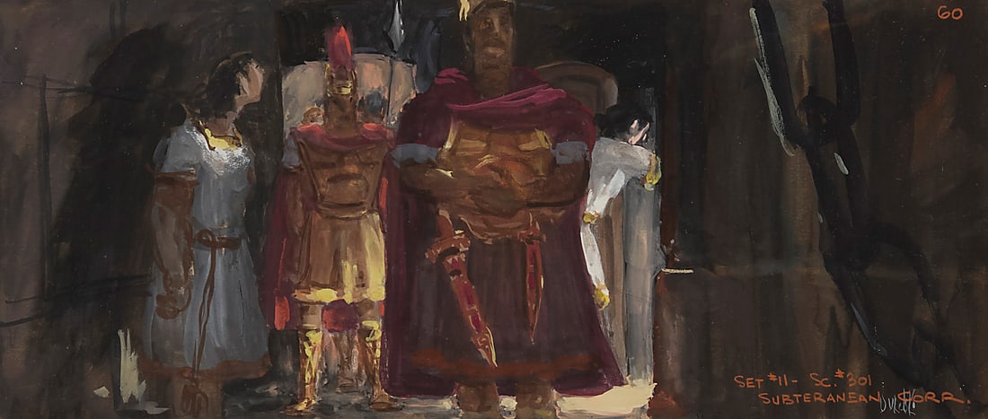 Alex Dukelski (1903-1969), A scene study for Metro-Goldwyn-Mayer's "Ben-Hur", 1959 (1 of 6)