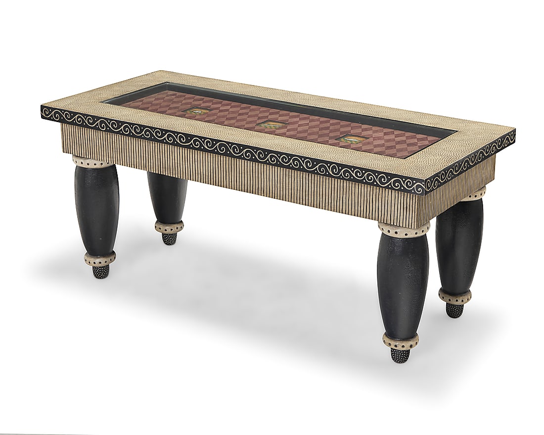Fabian Garcia (b. 20th century), A Postmodern coffee table, 1990s (1 of 7)