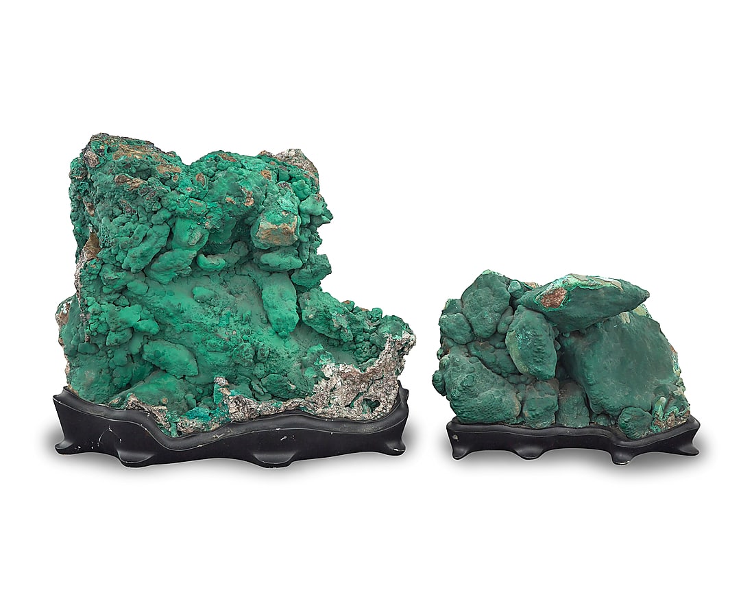 Two malachite specimens - 3