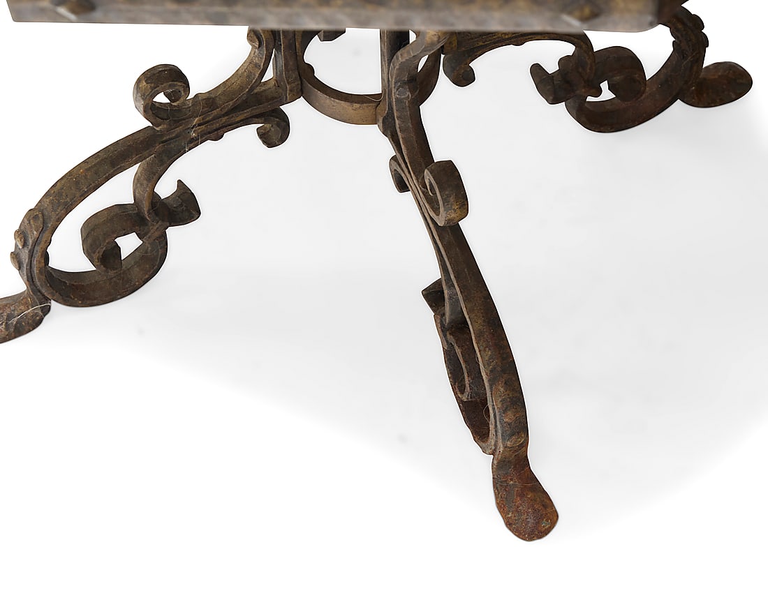 A Turkish tile top table - 6