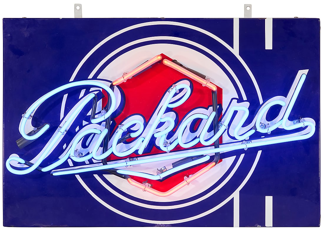 A reproduction Packard neon sign (1 of 2)