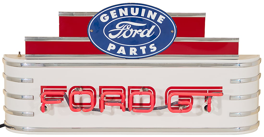A reproduction Ford GT neon sign (1 of 2)