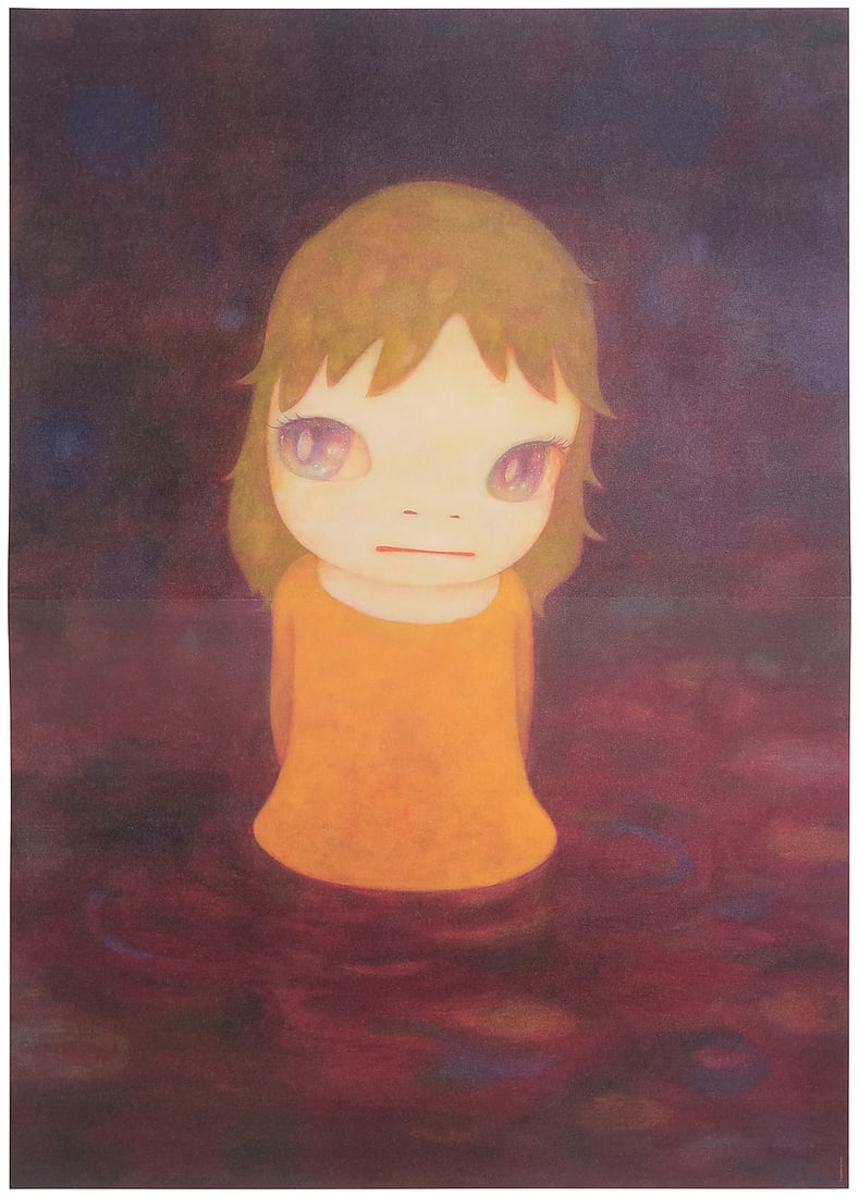 After Yoshitomo Nara (b. 1959), "After the Acid Rain," "Eye Patch," and "Missing Mariana, Suni,: After Yoshitomo Nara (b. 1959) "After the Acid Rain," "Eye Patch," and "Missing Mariana, Suni, Christina" poster Double-sided offset poster in colors on paper From the edition of unknown (but