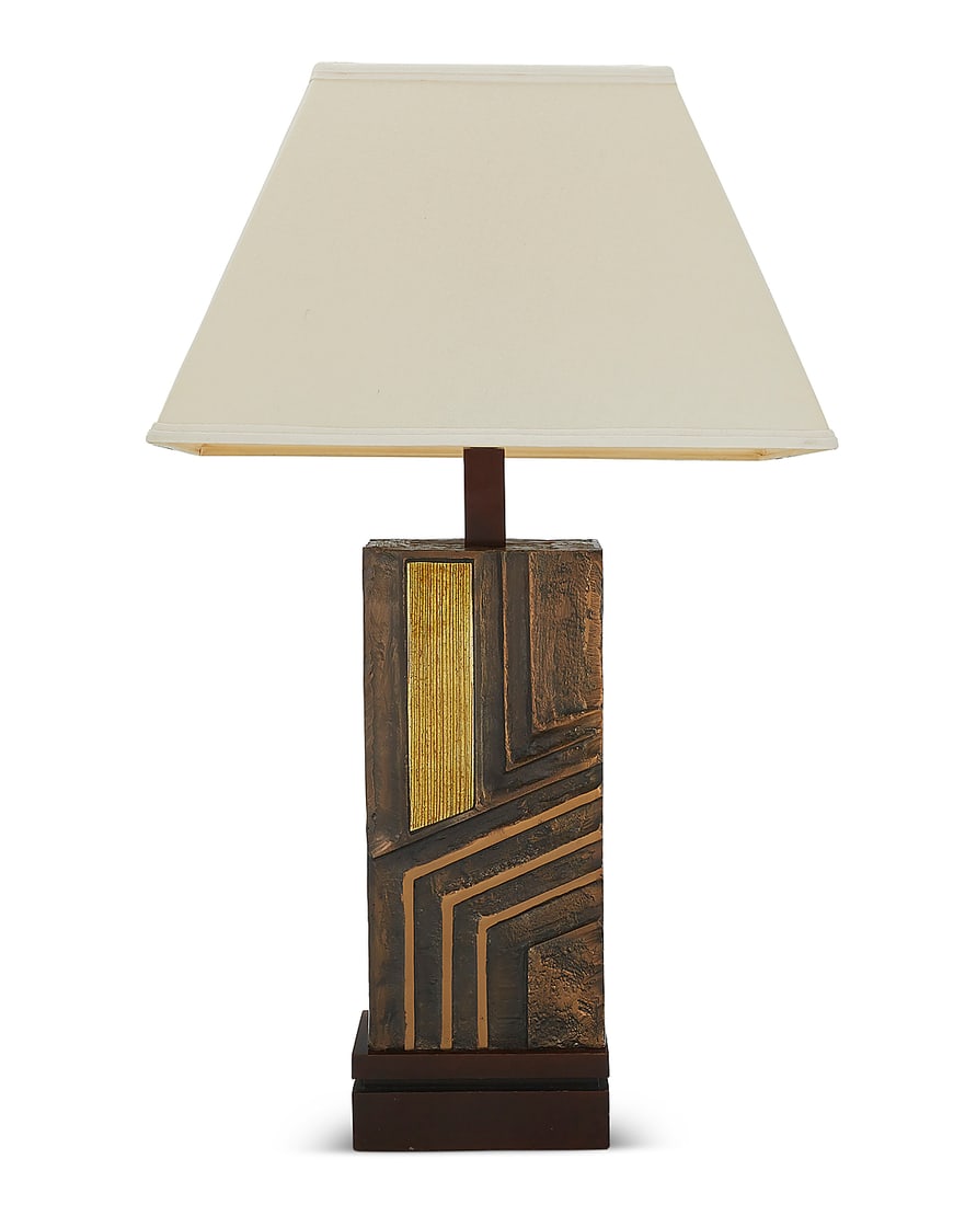 A Brutalist style table lamp (1 of 3)
