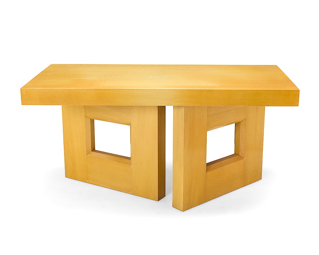 In the manner of Paul Frankl (1886-1958), A Modern console table, late 20th century (1 of 6)