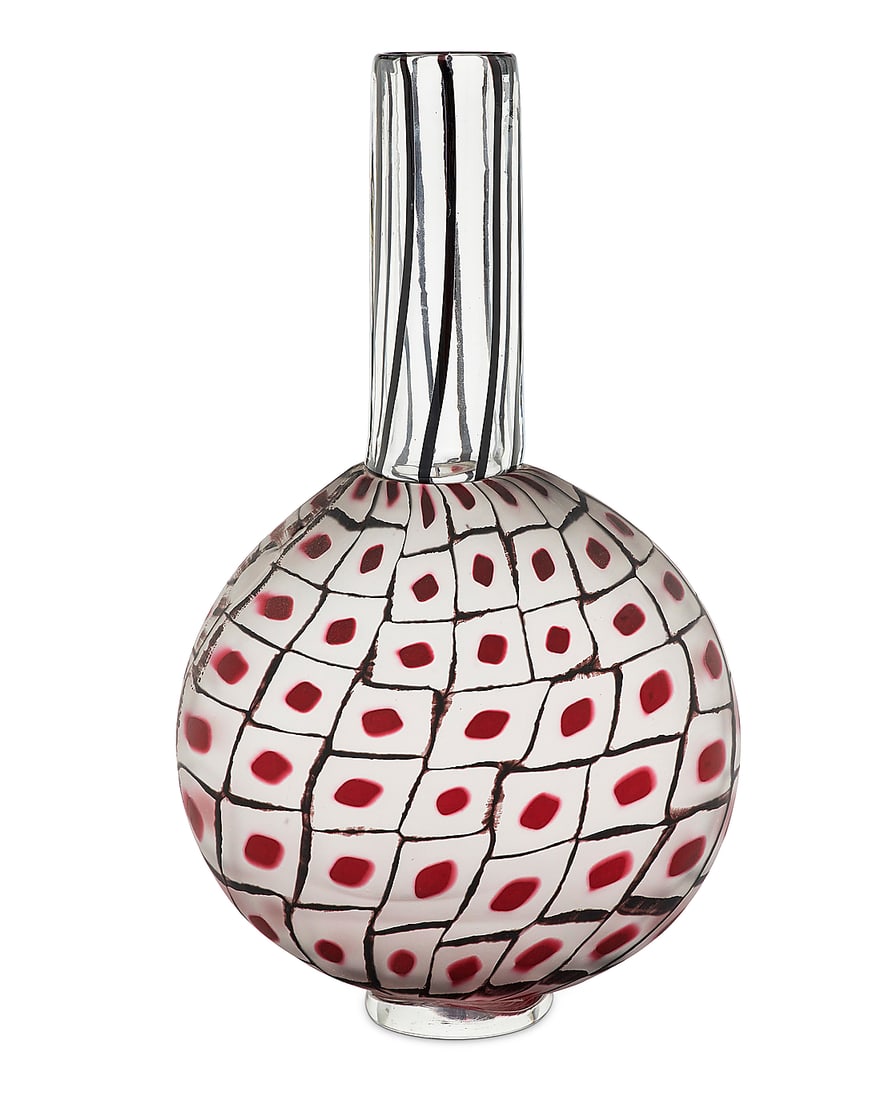 Reino Björk (b. 1952), A murrini art glass vase, 1998 (1 of 7)