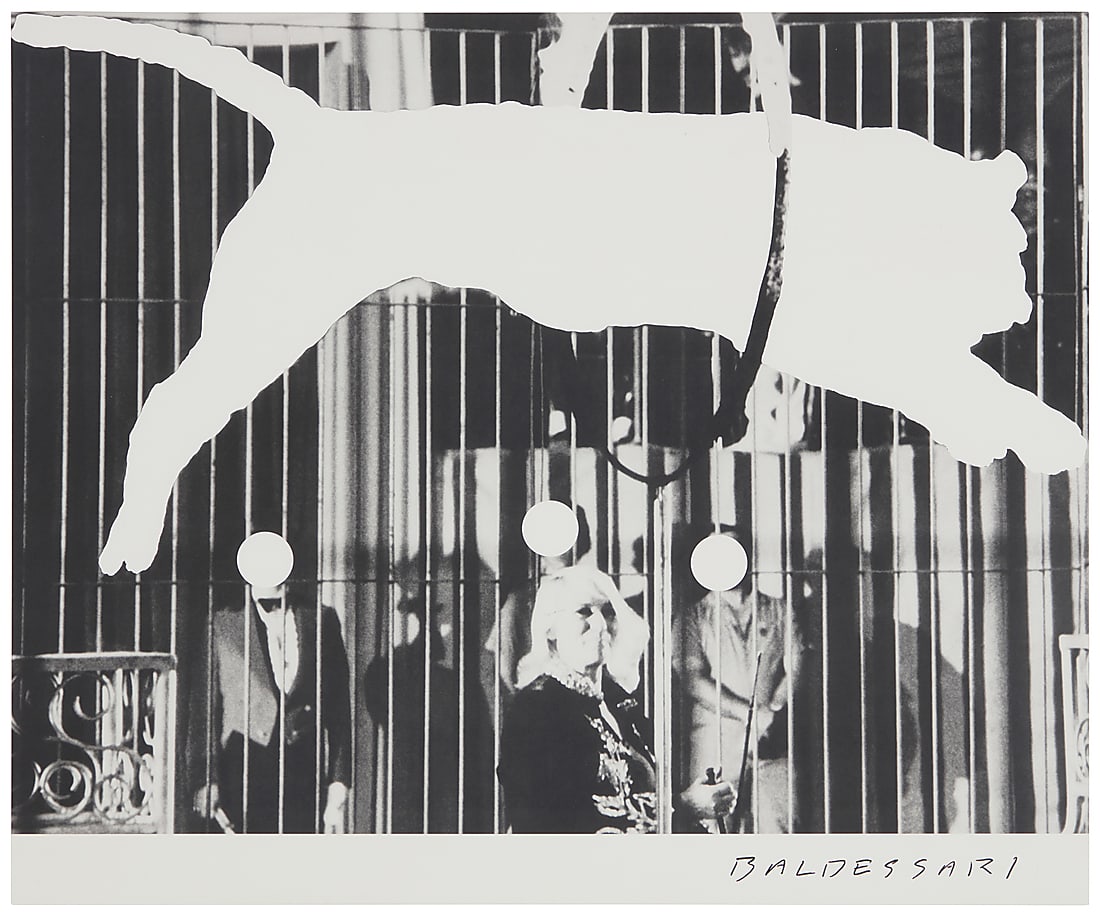 John Baldessari (1931-2020), "Tiger with No Stripes" poster, 2017 (1 of 4)