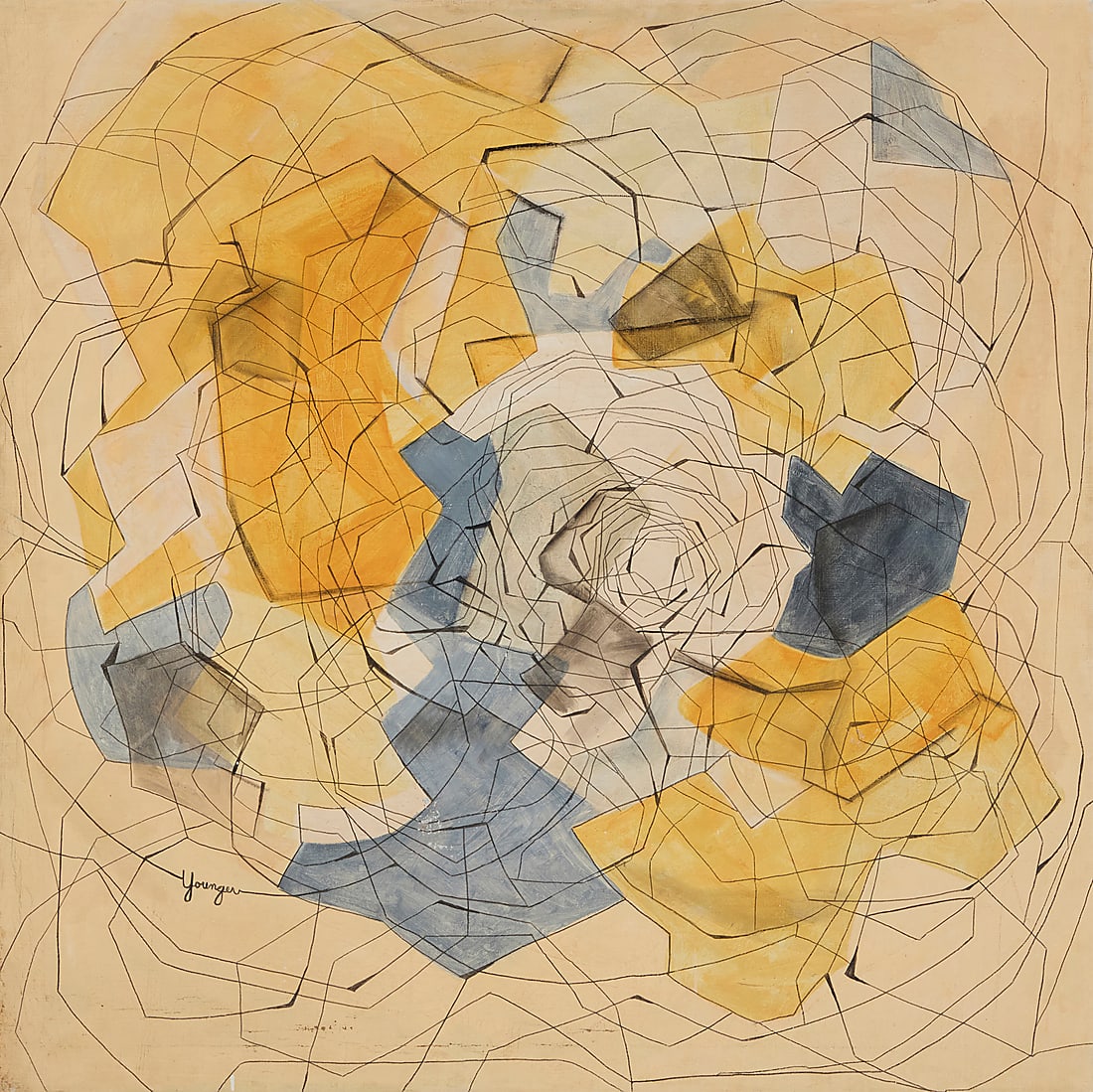 Betty Younger (1932-2019), Abstract shapes (1 of 6)