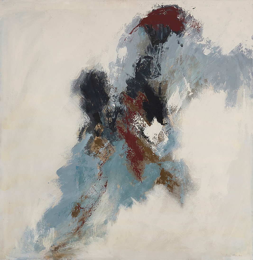 Colleen McLean (20th/21st Century), Untitled (abstract): Colleen McLean (20th/21st Century) Untitled (abstract) Oil on canvas Signed lower right: Colleen McLean 40 x 40 in. Provenance: Private collection, Culver City, CA, gifted from the artist