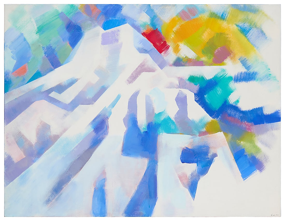 Erle Loran (1905-1999), "Mountain Top," circa 1980s (1 of 6)