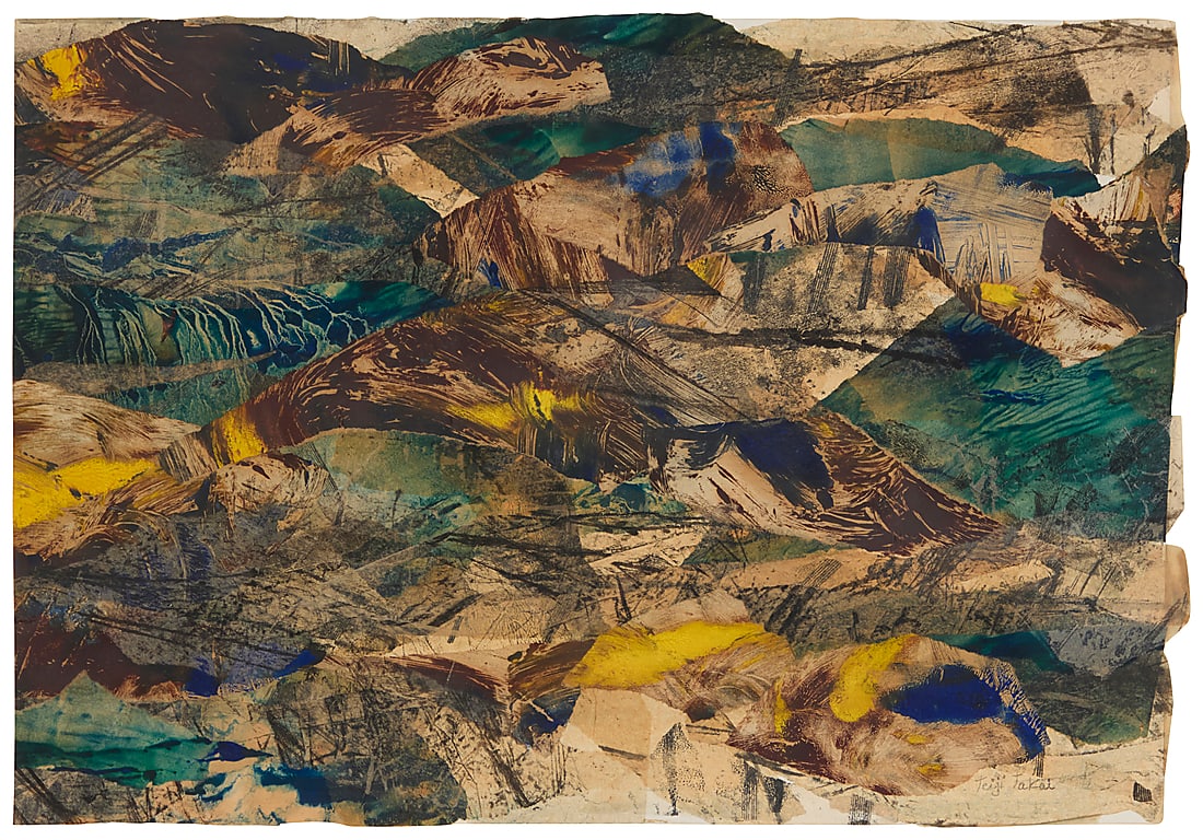Teiji Takai (1911-1986), Abstract composition (1 of 5)