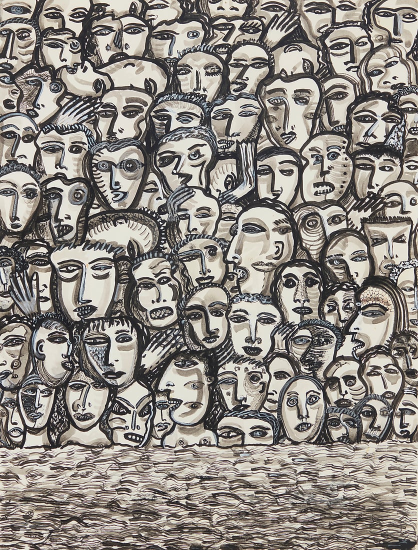 Mary Bero (b. 1949), "Drowning," 1991 (1 of 6)