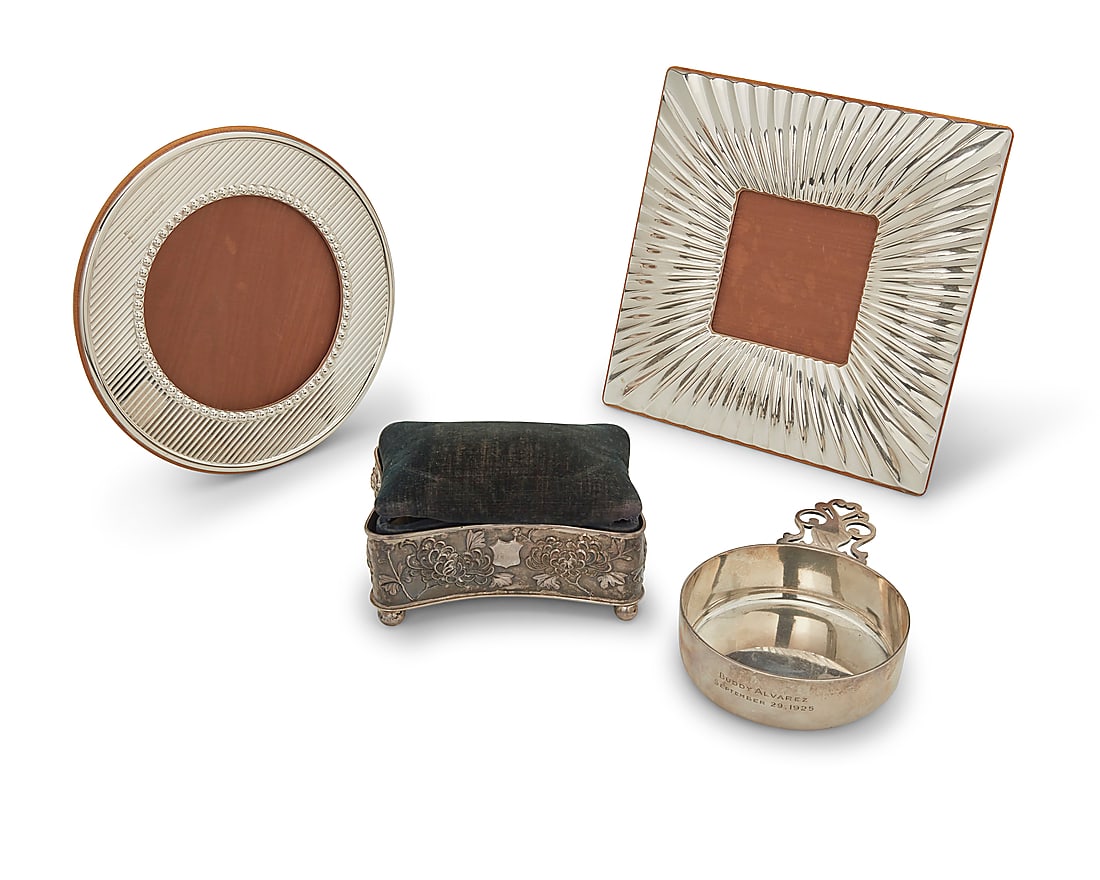 Four sterling silver table items (1 of 6)