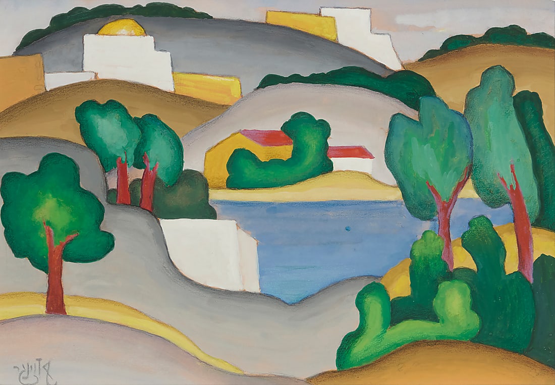 Samuel Schlesinger (1896-1986), Israeli landscape (1 of 5)