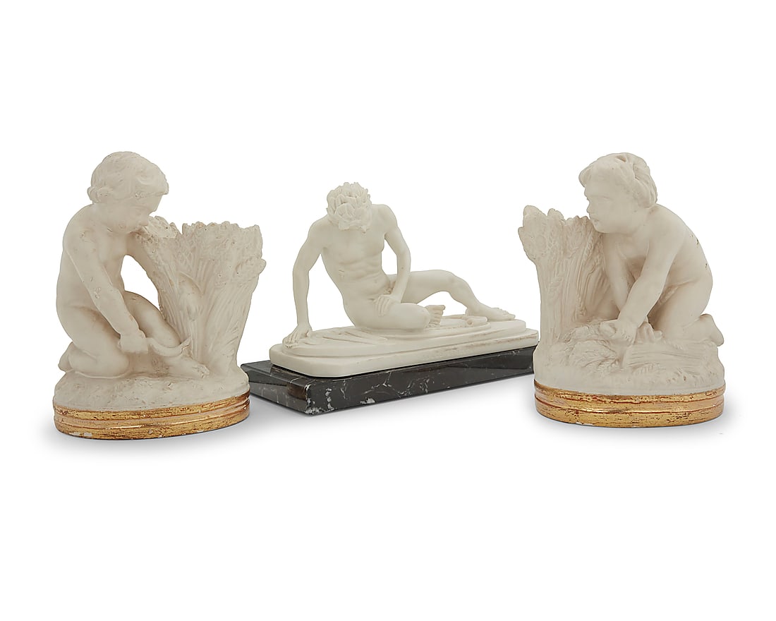 A group of three classical figures (1 of 6)