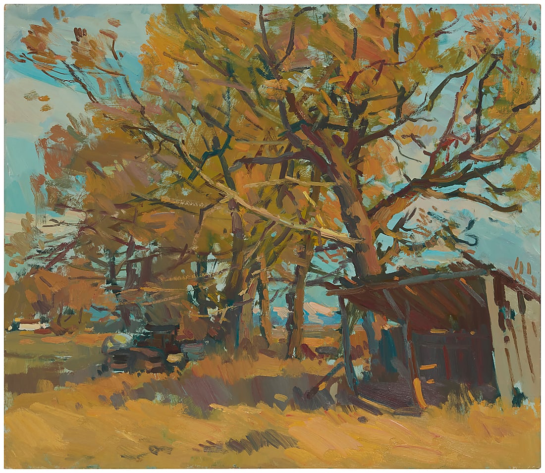 Sergei Bongart (1918-1985), Autumn landscape (1 of 3)
