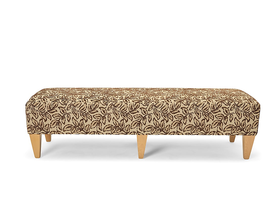A Contemporary upholstered bench - 2